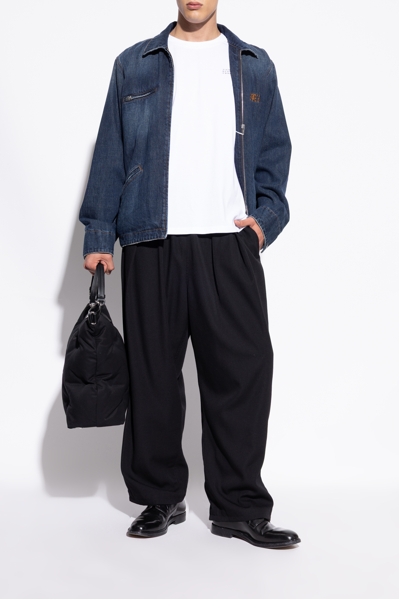 MAISON MARGIELA ホウティテルシアスカフ S29TH0116S48403 900 maison-margiela-cross-derby-